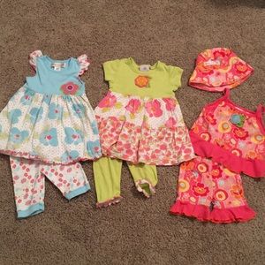 Baby Lulu Summer Dress Set Lot 3T